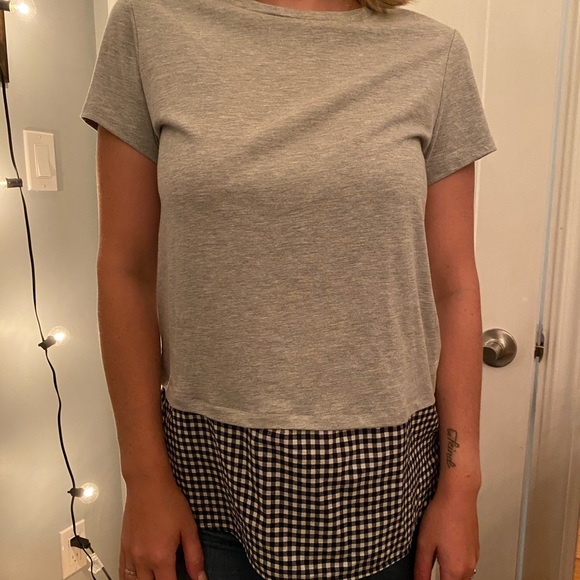 3/$15 Checkered T-shirt - Picture 2 of 3